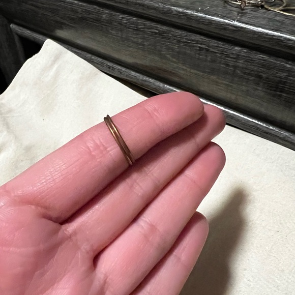 Double Silver Ring - Picture 2 of 2